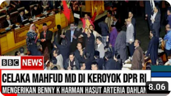 CEK FAKTA: Benny K Harman Hasut Anggota DPR Aniaya Mahfud MD, Benarkah?