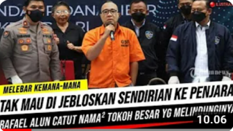 Cek Fakta: Tak Mau Dijebloskan ke Penjara Sendirian, Rafael Alun Catut Nama Tokoh yang Melindunginya, Benarkah?