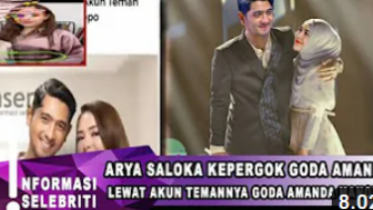 CEK FAKTA: Arya Saloka Kepergok Sedang Menggoda Amanda Manopo, Benarkah?