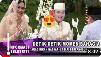 Cek Fakta: King Nassar dan Selfi Yamma Langsungkan Akad Nikah Hari Ini, Benarkah?