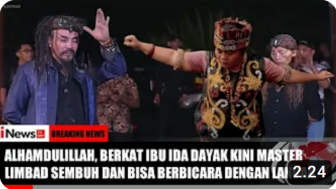 Cek Fakta: Master Limbad Kini Bisa Bicara Usai Diberi Ramuan Ida Dayak, Benarkah?