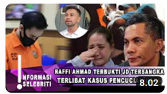 Cek Fakta: Raffi Ahmad Jadi Tersangka Kasus Pencucian Uang, Benarkah?