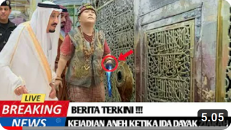 Cek Fakta: Detik-Detik Kejadian Aneh saat Ida Dayak Ziarah ke Makam Nabi, Benarkah?