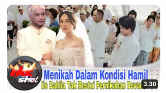 CEK FAKTA: Devano Danendra Resmi Menikah, Perut Buncit Baila Fauri Jadi Sorotan