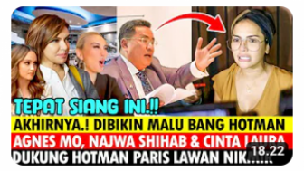 CEK FAKTA: Akhirnya! Hotman Paris Tampar Mulut Nikita Mirzani, Benarkah?