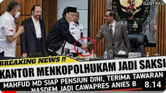 Cek Fakta: Mahfud MD Terima Tawaran Jadi Cawapres Anies Baswedan 2024, Benarkah?