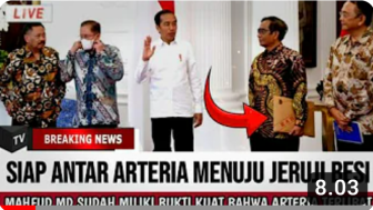 Cek Fakta: Jokowi dan Mahfud MD Siap Antar Arteria Dahlan Masuk Jeruji Besi, Benarkah?