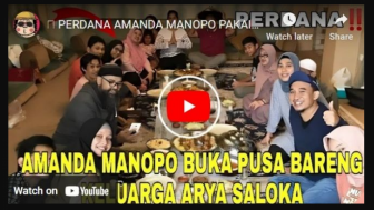 CEK FAKTA: Amanda Manopo Buka Puasa Bareng Keluarga Arya Saloka, Benarkah?