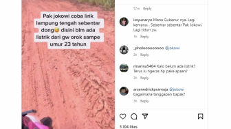 Setelah Jalan Rusak, Beredar Video Daerah yang Belum Dialiri Listrik di Lampung, Sampai Ngadunya ke Jokowi