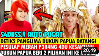 Cek Fakta: Nyawa Pesulap Merah Terancam, Dukun Papua Turun Gunung Bela Ida Dayak