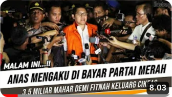 Cek Fakta: Anas Urbaningrum Mengaku Dibayar 'Partai Merah' Rp3.5 Miliar untuk Fitnah Keluarga Cikeas