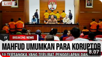 Cek Fakta: Mahfud MD Umumkan 10 Nama Anggota DPR RI Terlibat Kasus 349 T