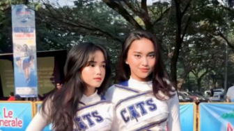 Fuji Unggah Foto SMA Pakai Seragam Cheerleader dan Rambut Panjang, Netizen: Cantik dari Dulu