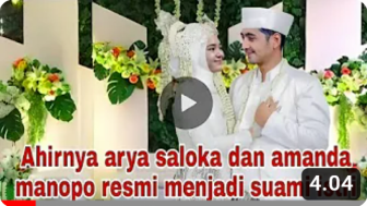 Cek Fakta: Akhirnya Arya Saloka dan Amanda Manopo Resmi Jadi Pasangan Suami Istri