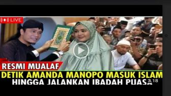 CEK FAKTA: Detik-detik Amanda Manopo Masuk Islam hingga Jalani Puasa, Benarkah?