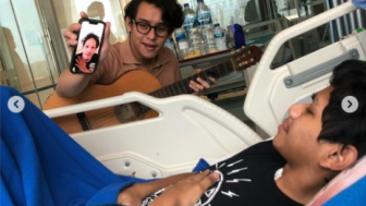 Momen Ardhito Pramono Jenguk David Ozora, Seru-seruan Nyanyi Bersama hingga 5 Lagu