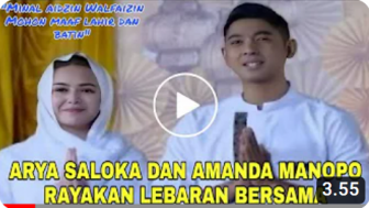 Cek Fakta: Amanda Manopo dan Arya Saloka Rayakan Lebaran Bersama Hari Kedua