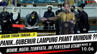 Cek Fakta: Gubernur Lampung Pamit Mundur, Benarkah?