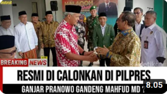 Cek Fakta: Resmi Maju di Pilpres 2024, Ganjar Pranowo Gandeng Mahfud MD