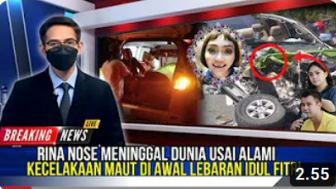 Cek Fakta: Rina Nose Meninggal Dunia Usai Alami Kecelakaan Maut di Awal Lebaran, Benarkah?