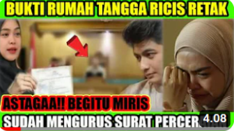 Cek Fakta: Sudah Urus Surat Perceraian, Bukti Rumah Tangga Ria Ricis dan Teuku Ryan Sedang Retak