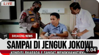 Cek Fakta: Presiden Jokowi Jenguk Bharada E