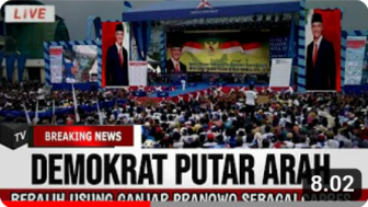 Cek Fakta: Demokrat Usung Ganjar Pranowo sebagai Capres, Kubu Anies Baswedan Panas Dingin