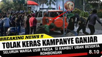 Cek Fakta: Ditolak Warga Sendiri, Ganjar Pranowo Diusir dari Lokasi Kampanye, Benarkah?