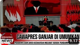 Cek Fakta: Prabowo Panas Dingin, Megawati Umumkan Pendamping Ganjar Pranowo, Benarkah?