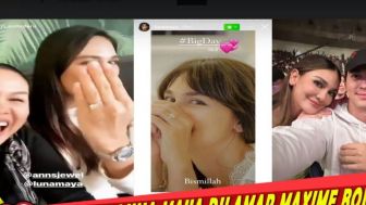 CEK FAKTA: Heboh Luna Maya Dilamar Maxime Bouttier hingga Pamer Cincin di Jari Manis, Benarkah?