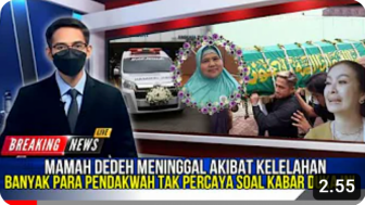 Cek Fakta: Mama Dedeh Meninggal akibat Kelelahan, Benarkah?