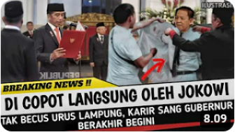 Cek Fakta: Karir Gubernur Lampung Berakhir Malam Ini di Tangan Jokowi, Benarkah?