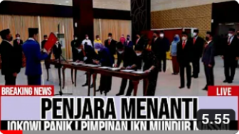 Cek Fakta: Jokowi Panik Total! Pimpinan IKN Berbondong-bondong Mundur Massal, Benarkah?