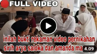 Cek Fakta: Ini Bukti Video Pernikahan Siri Arya Saloka dan Amanda Manopo