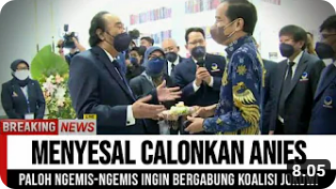 Cek Fakta: Menyesal Calonkan Anies Baswedan, Surya Paloh Ngemis Ingin Gabung Koalisi Jokowi, Benarkah?