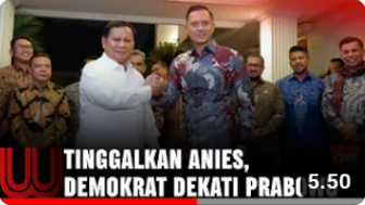 Cek Fakta: Tinggalkan Anies Baswedan, Demokrat Merapat ke Prabowo