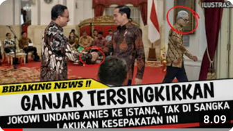 Cek Fakta: Ganjar Tersingkir Usai Jokowi Undang Anies ke Istana