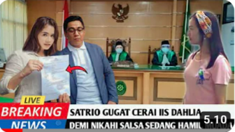 Cek Fakta: Detik-Detik Satrio Dewandono Ceraikan Iis Dahlia Demi Nikahi Salshadilla, Benarkah?