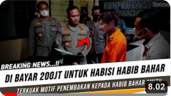 Cek Fakta: Penembak Dibayar 200 Juta untuk Habisi Habib Bahar