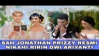 CEK FAKTA: Sah! Jonathan Frizzy Resmi Nikahi Ririn Dwi Ariyanti, Benarkah?