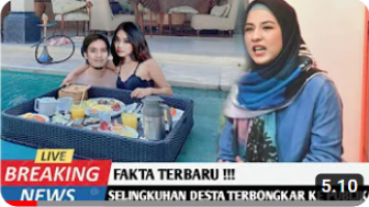 Cek Fakta: Ketahuan Mandi Bareng di Bali, Wanita Ini Jadi Alasan Desta Ceraikan Natasha Rizky