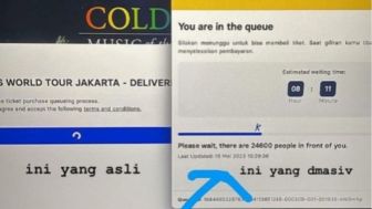 Viral Warganet Salah Antri Tiket Konser Coldplay, Berujung Dinotice Rian D'Masiv