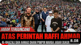 Cek Fakta: Ahmad Dhani dan Al Ghazali Pimpin Warga Jabar Dukung Anies Baswedan, Benarkah?