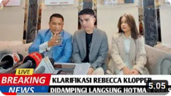 Cek Fakta: Didampingi Hotman Paris, Rebecca Klopper Klarifikasi Video Syur 47 Detik, Benarkah?