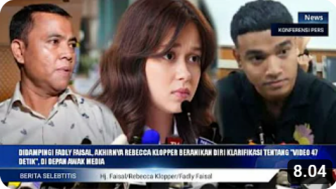 Cek Fakta: Rebecca Klopper Tegaskan Pemeran Video Syur 47 Detik Bukan Dirinya, Benarkah?