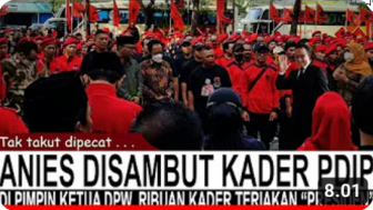 Cek Fakta: Ribuan Kader PDIP Jatim Gemakan 'Anies Presiden'