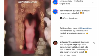 Diduga Stres, Bule tanpa Busana Nekat Masuk ke Pertunjukan di Bali