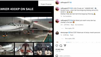 Raffi Ahmad Pamer Jual Jet Pribadi di Medsos, Ditawar Netizen Tuker Tambah Pakai Motor