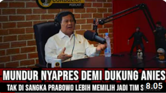 Cek Fakta: Prabowo Subianto Batal Jadi Capres Demi Dukung Anies Baswedan