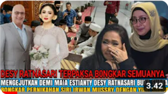 Cek Fakta: Desy Ratnasari Bongkar Pernikahan Siri Irwan Mussry dengan Yuni Shara, Benarkah?